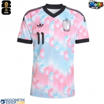 Moški Nogometni dresi Belgija Jeremy Doku #11 Gostujoči SP 2026 Kratek Rokav